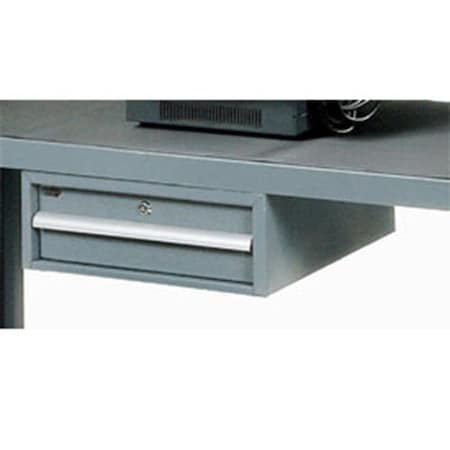 Global Industrial Utility Drawer for Two Shelf Heavy Duty Steel Service Carts, 17W x 20D x 6-1/2H 502289